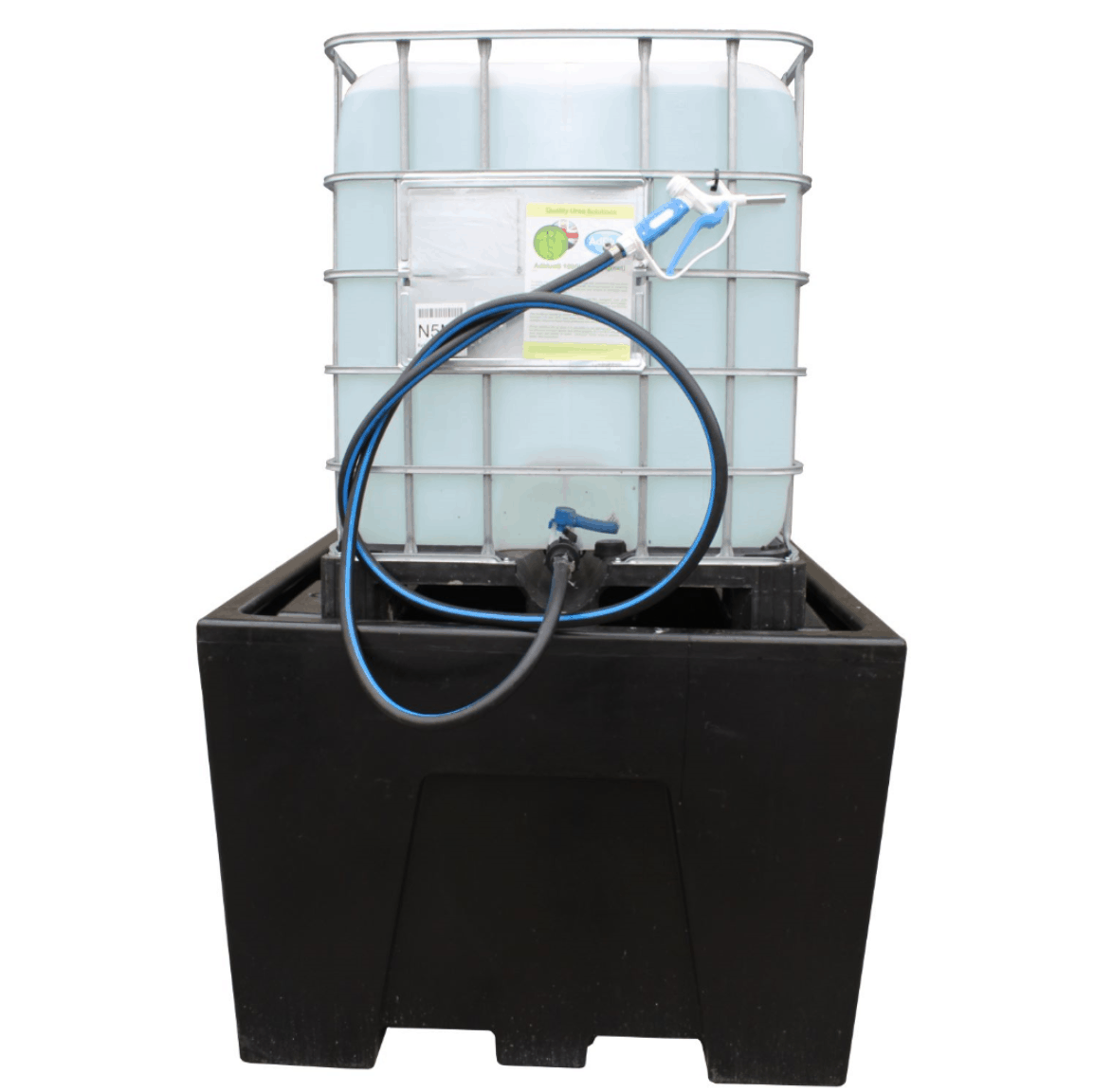 1000L IBC Adblue® with Gravity Feed Pipework, Bund & Deposit Charge